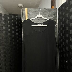 Maggie Barnes Black Sleeveless Blouse